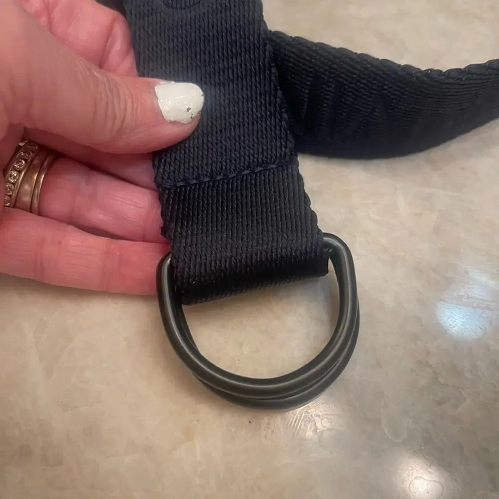 Mens Calvin Klein Jeans Navy Blue Canvas Belt W32